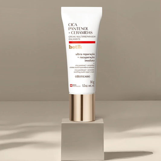 Creme Multireparador Calmante Cica Pantenol + Ceramidas Botik 50ml