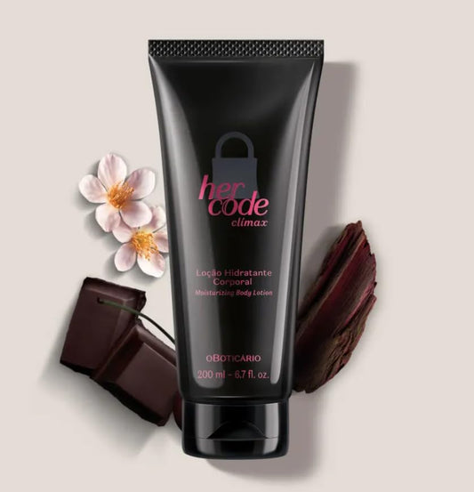 Loção Desodorante Hidratante Corporal Her Code Climax 200ml