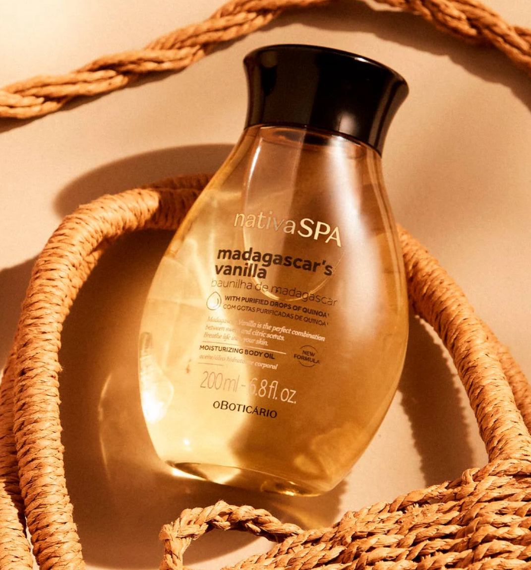 NATIVA SPA MOISTURIZING OIL MADAGASCAR VANILLA 200ML