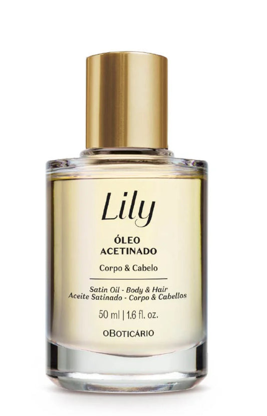 LILY MULTIFUNCTIONAL SATIN BODY AND HAIR OIL, 50ML