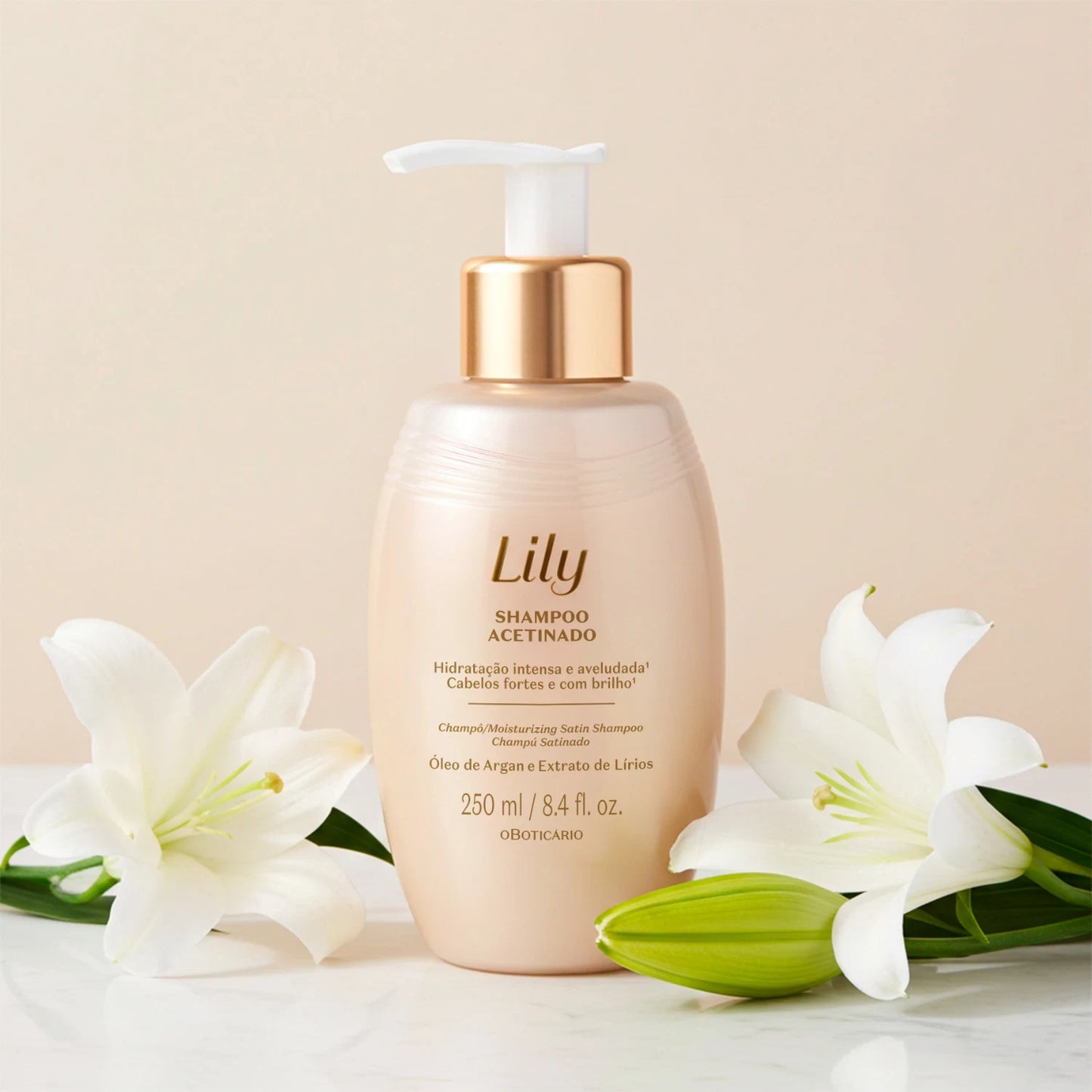 Shampoo Acetinado Lily | O Boticário 250ml