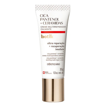 Creme Multireparador Calmante Cica Pantenol + Ceramidas Botik 50ml