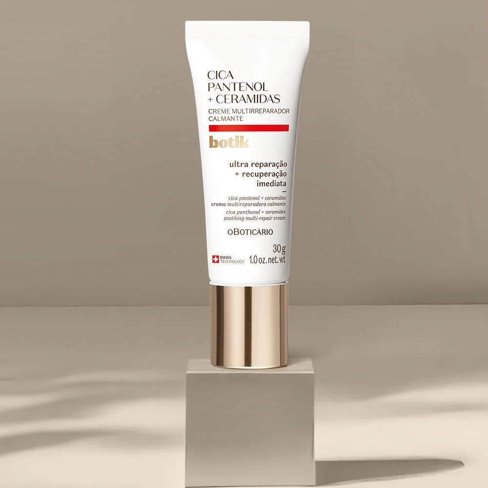 Creme Multireparador Calmante Cica Pantenol + Ceramidas Botik 50ml