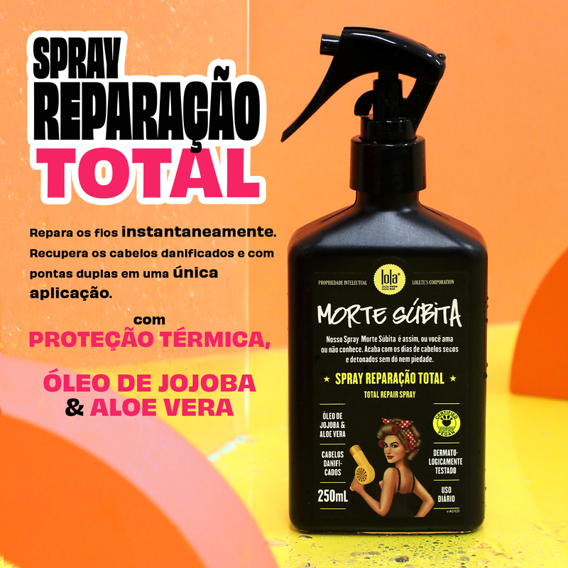 Spray Reparação Total | Morte Súbita Lola Cosmetics – 250ml