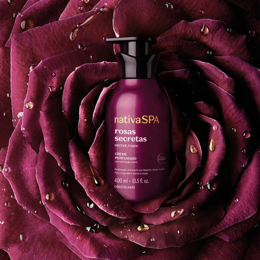 [Lançamento] Creme Perfumado Desodorante Hidratante Nativa SPA Rosas Secretas 400ml