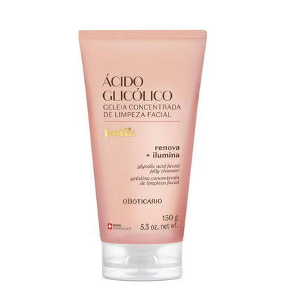 Geleia Concentrada de Limpeza Facial Ácido Glicólico Botik 150g