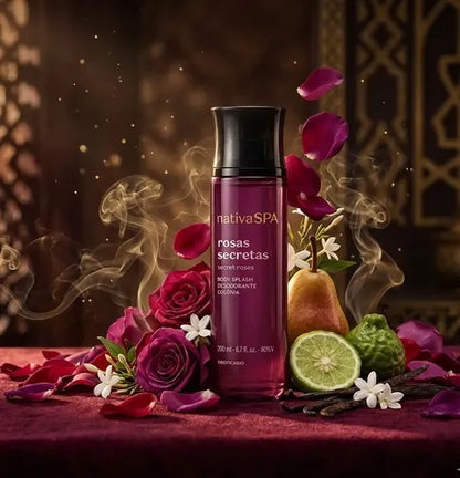 [Lançamento] Body Splash Desodorante Colônia Nativa SPA Rosas Secretas 200ml
