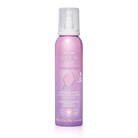Mousse de Banho Cuide-se Bem Algodão Doce 150ml