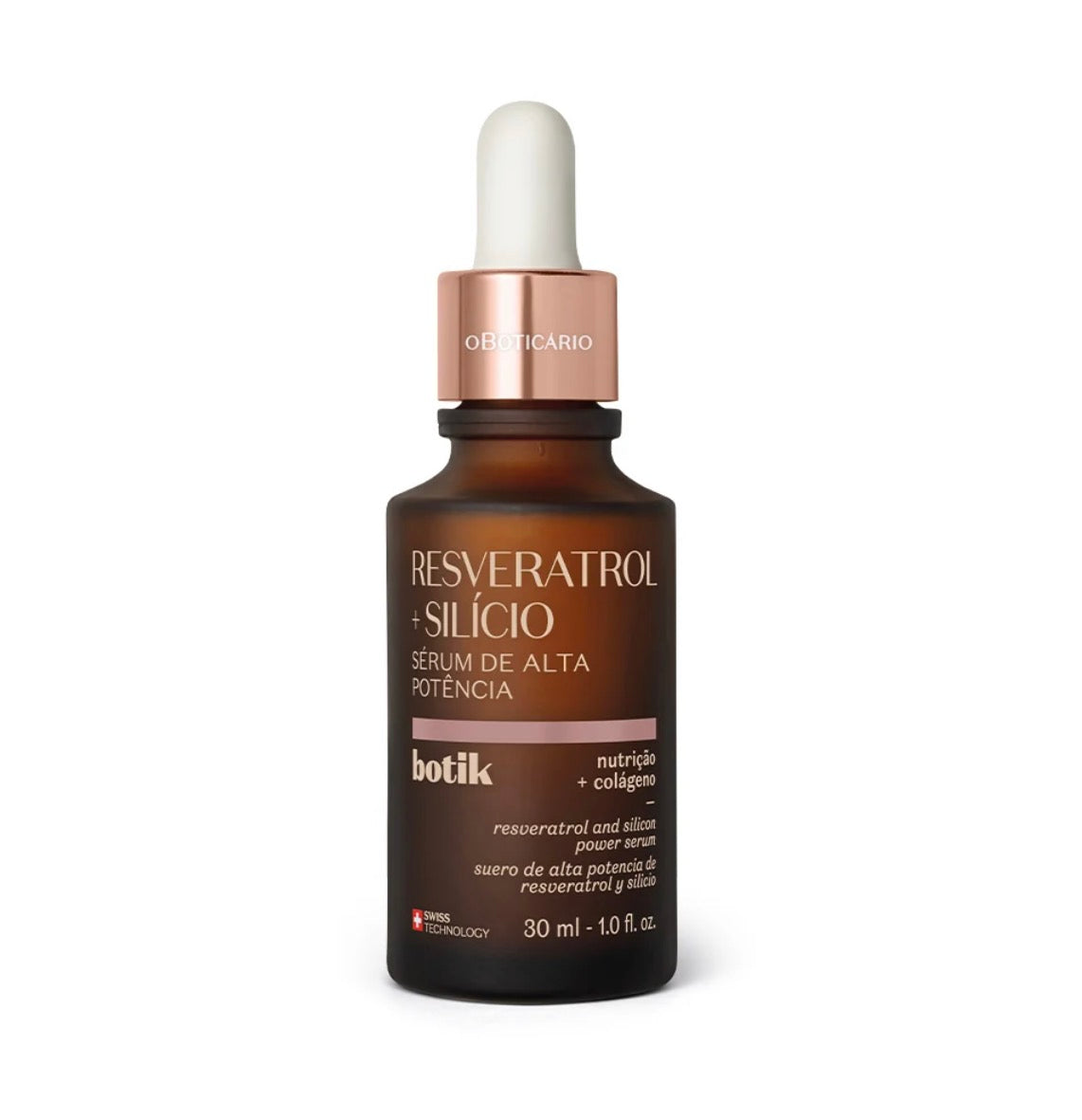 Sérum de Alta Potência Botik Resveratrol + Silício, 30ml