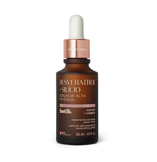 Sérum de Alta Potência Botik Resveratrol + Silício, 30ml