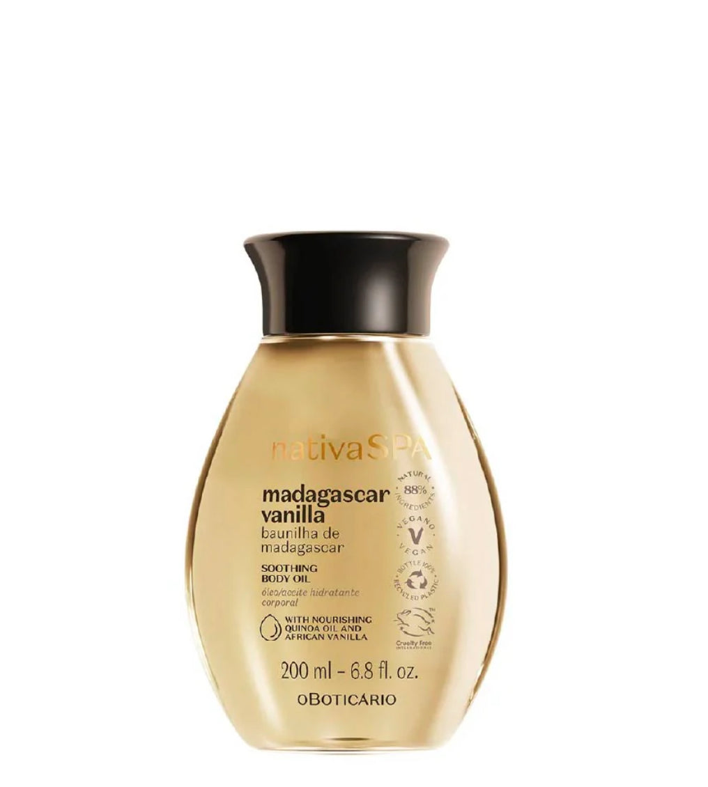 NATIVA SPA MOISTURIZING OIL MADAGASCAR VANILLA 200ML
