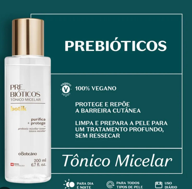 Tônico Micelar Prebióticos Botik 200ml
