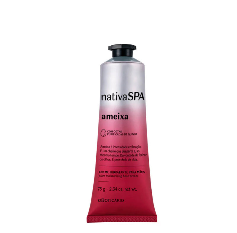 CREME DE MÃOS NATIVA SPA AMEIXA, 75G