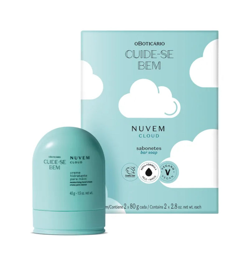 CREME DE MÃOS HIDRATANTE CUIDE-SE BEM NUVEM, 50G