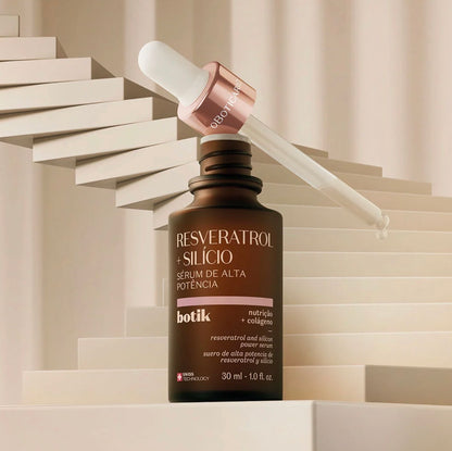 Sérum de Alta Potência Botik Resveratrol + Silício, 30ml