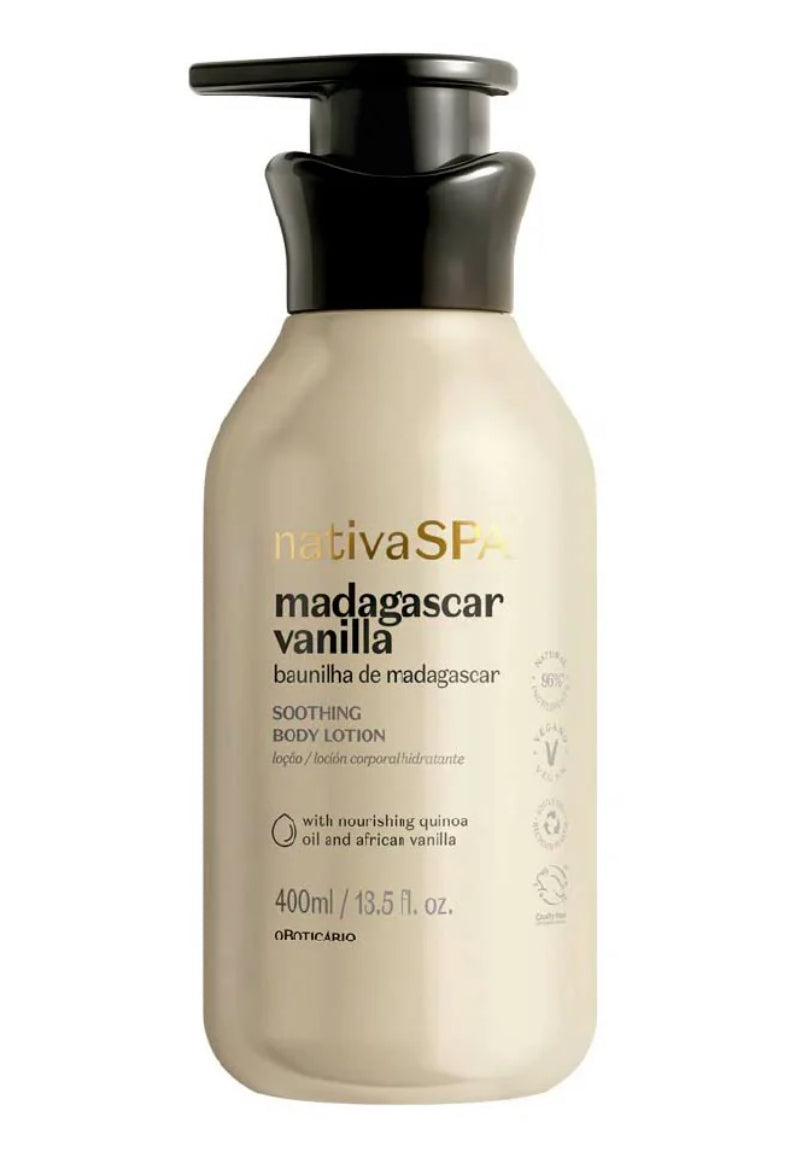 Nativa Spa Madagascar Vanilla Moisturizing Lotion, 400ml
