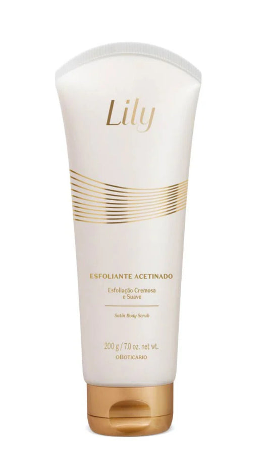 Lily Satin Moisturizing Scrub, 200g