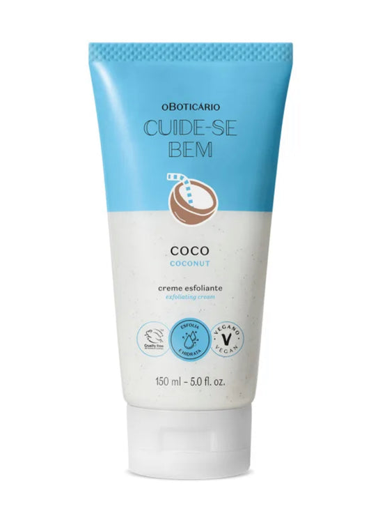 Cuide-se Bem Coconut Fair Body Scrub Cream 150ml
