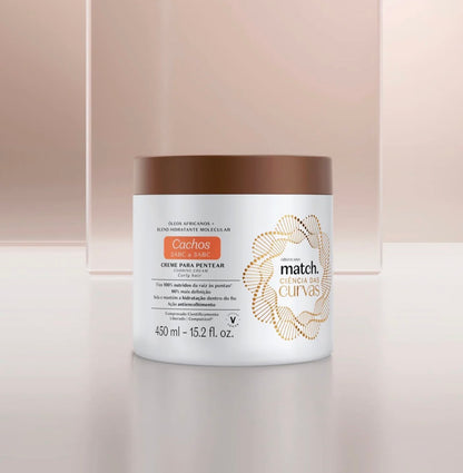 Creme para Pentear Cachos Match Ciências das Curvas, 450ml