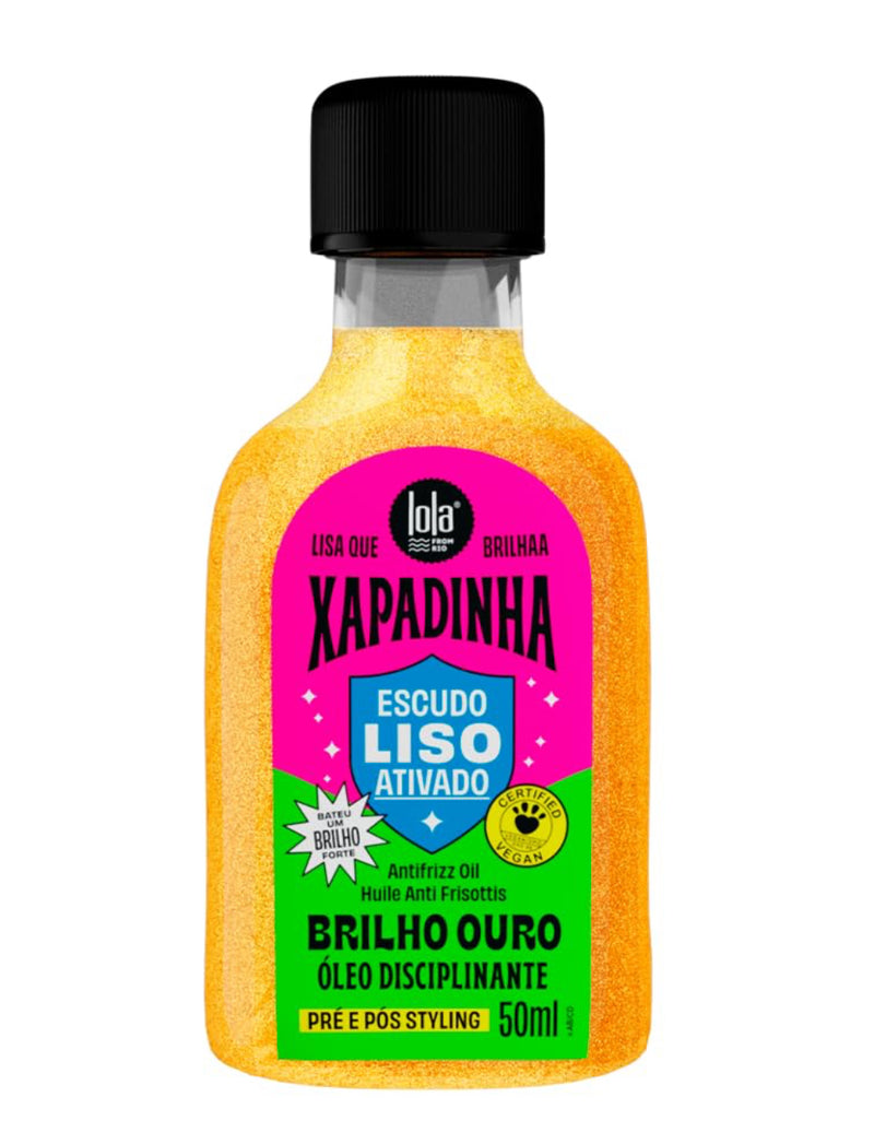 Óleo Disciplinante Brilho Ouro Xapadinha | Lola Cosmetics – 50ml