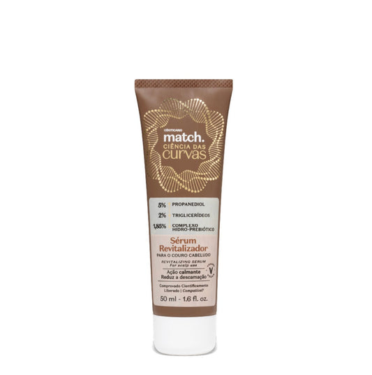 Sérum Revitalizador Couro Cabeludo Match Ciência das Curvas, 50ml