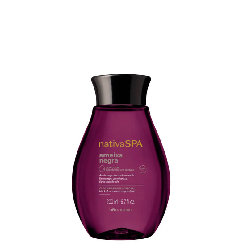 ÓLEO HIDRATANTE NATIVA SPA AMEIXA NEGRA, 200ML