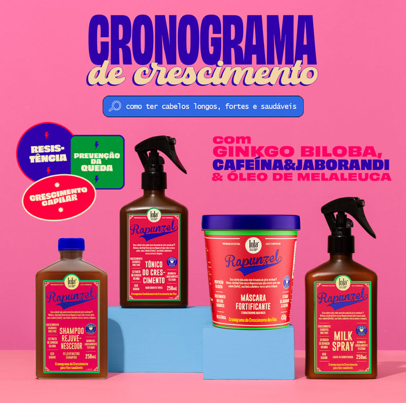 Rapunzel Tônico do crescimento 250ml | Lola Cosmetics | envio a partir de terça