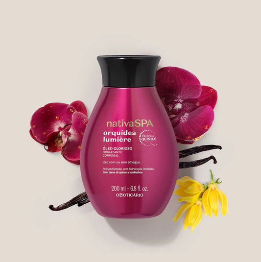 Óleo Glorioso de Banho Nativa SPA Orquídea Lumière 200ml