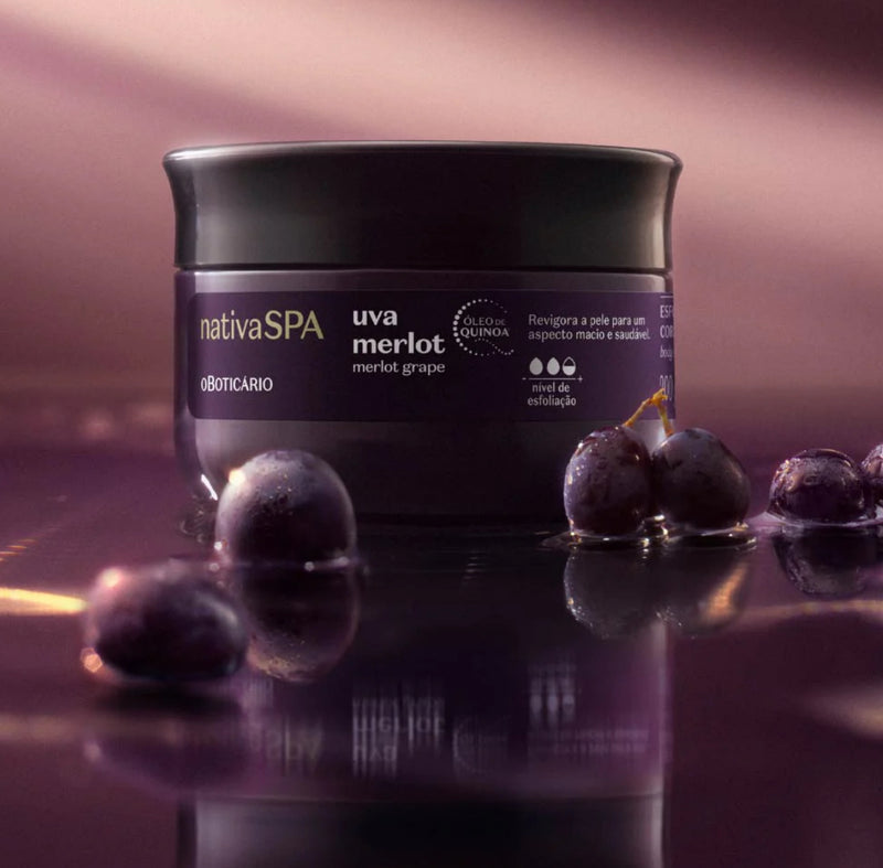 NOVIDADE | Esfoliante Corporal Nativa Spa Uva Merlot 180g