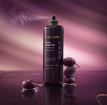 Body Splash Nativa Spa Grape Merlot, 200ml