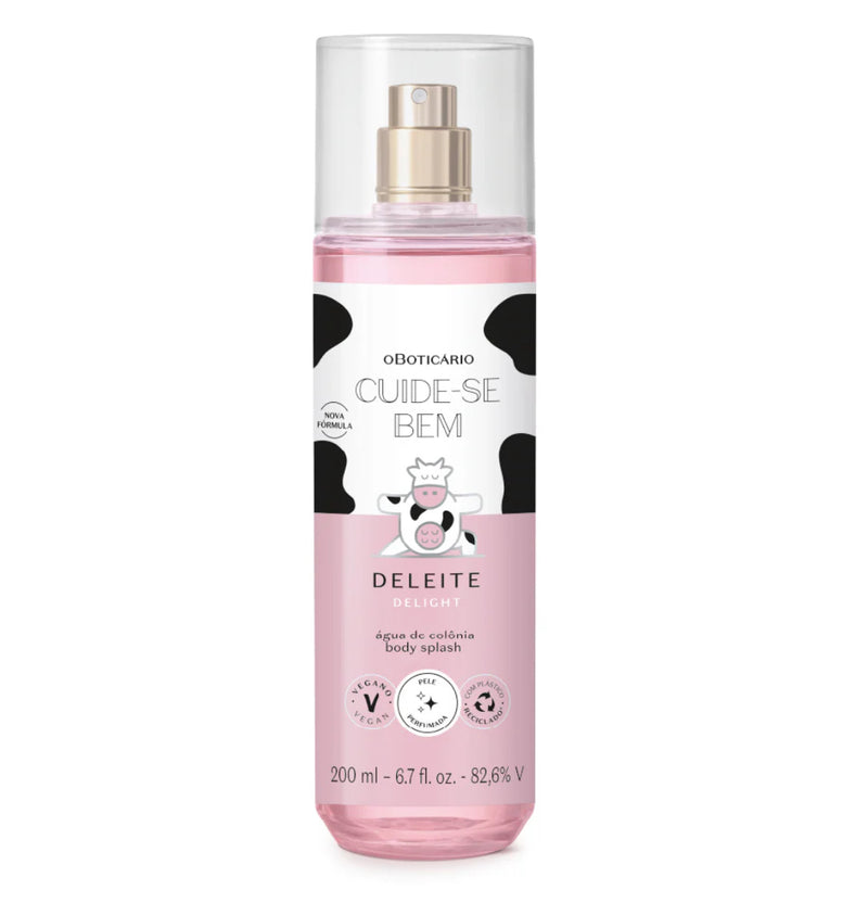 Body Splash Cuide-se Bem Deleite, 200ml