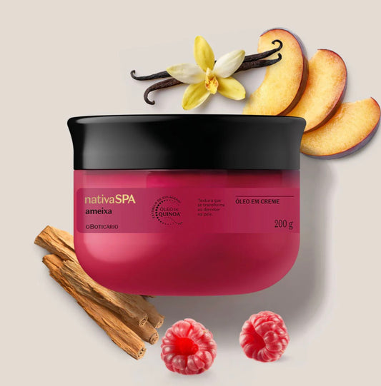 Óleo em Creme Corporal Nativa Spa Ameixa 200g