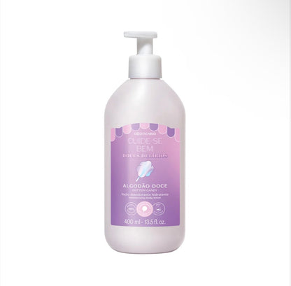 Loção Hidratante Desodorante Corporal Cuide-se Bem Algodão Doce 400ml