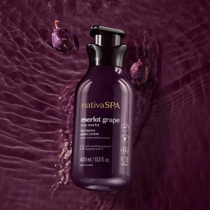 Nativa Spa Merlot Grape Body Moisturizing Lotion 400ml