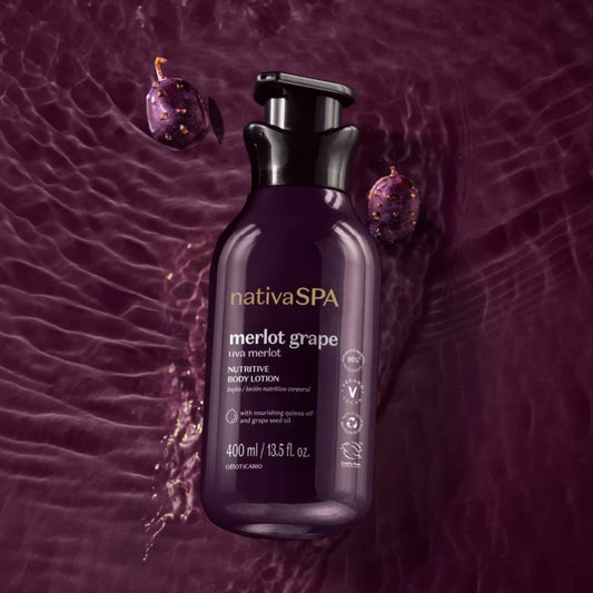 Nativa Spa Merlot Grape Body Moisturizing Lotion 400ml