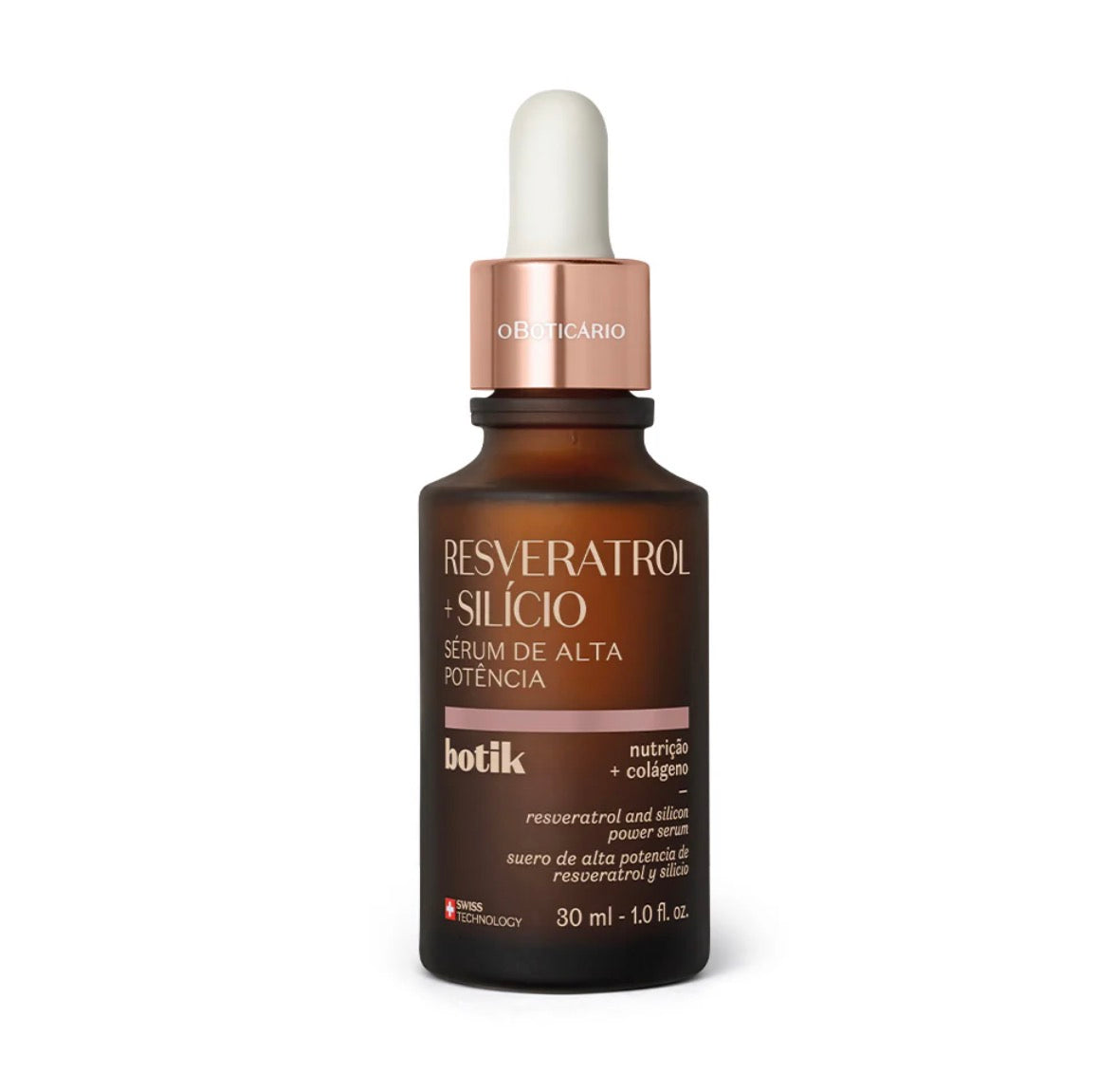 Sérum de Alta Potência Botik Resveratrol + Silício, 30ml