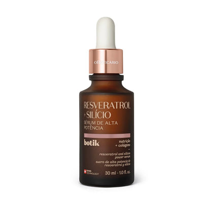 Sérum de Alta Potência Botik Resveratrol + Silício, 30ml