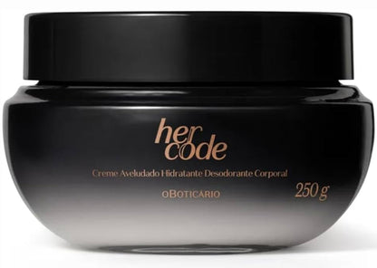 Hidratante Acetinado Her Code 250g - O Boticário