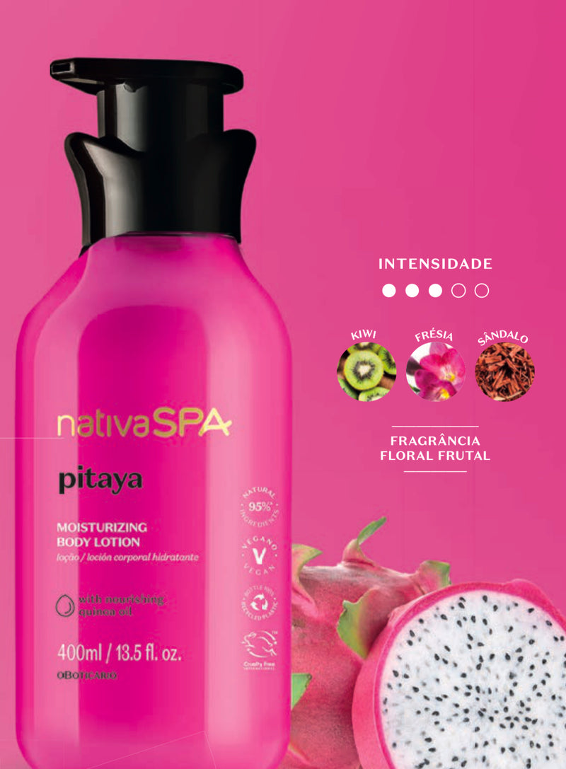 Loção Hidratante Desodorante Corporal Nativa SPA Pitaya 400ml