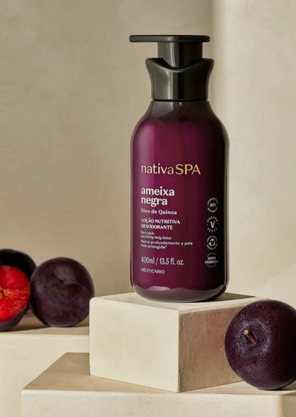 Nativa Spa Black Plum Deodorant Moisturizing Body Lotion 400ml