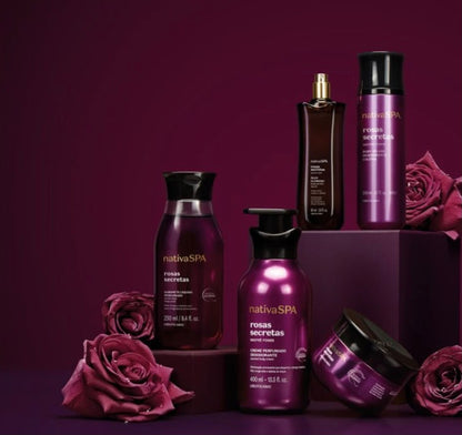 [Lançamento] Kit Completo Nativa SPA Rosas Secretas (5 Itens)