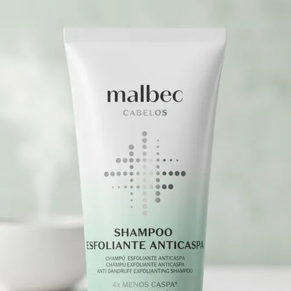 Malbec Hair Anti-Dandruff Exfoliating Shampoo 150ml - O Boticário