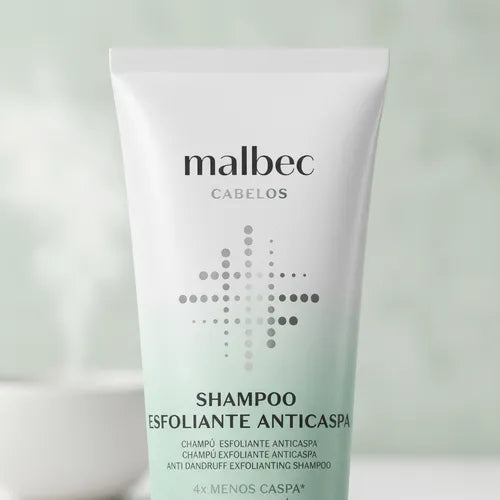 Malbec Hair Anti-Dandruff Exfoliating Shampoo 150ml - O Boticário